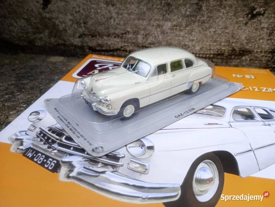 GAZ 12 ZIM kultowe auta PRL 143 model Deagostini sprzedam