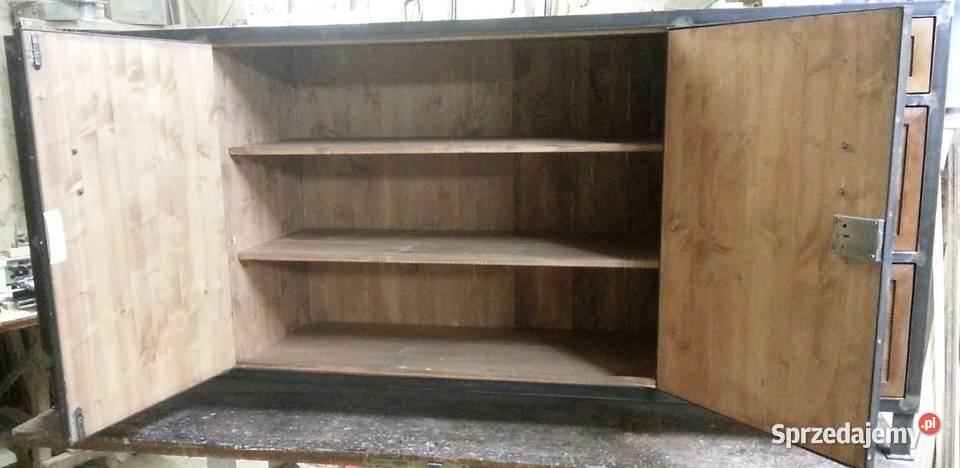 Szafka LoftKomoda industrialna RTVLoftMeble Warszawa