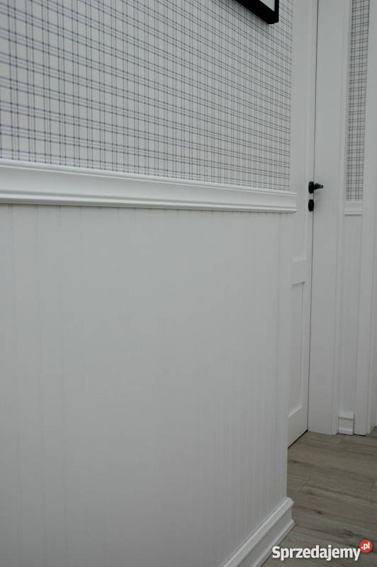 Drewniany panel boazeria drewno producenta biały Warszawa