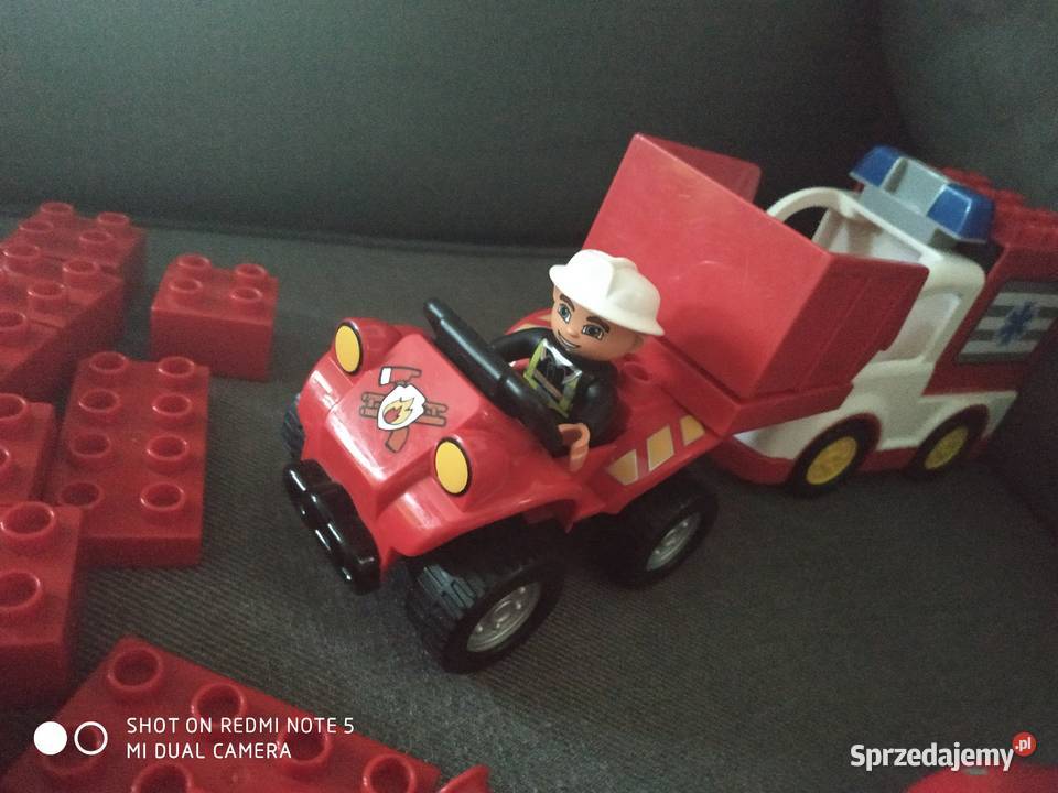 LEGO Duplo zestaw pociąg koparka traktor zygzak Klocki mazowieckie