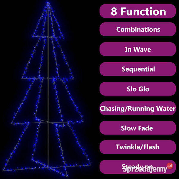 vidaXL Ozdoba świąteczna LED w kształcie choinki mazowieckie Warszawa
