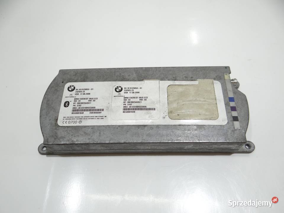 MODUŁ STEROWNIK BLUETOOTH BMW X3 E83 OE 9129850 lubelskie Strzyżewice sprzedam