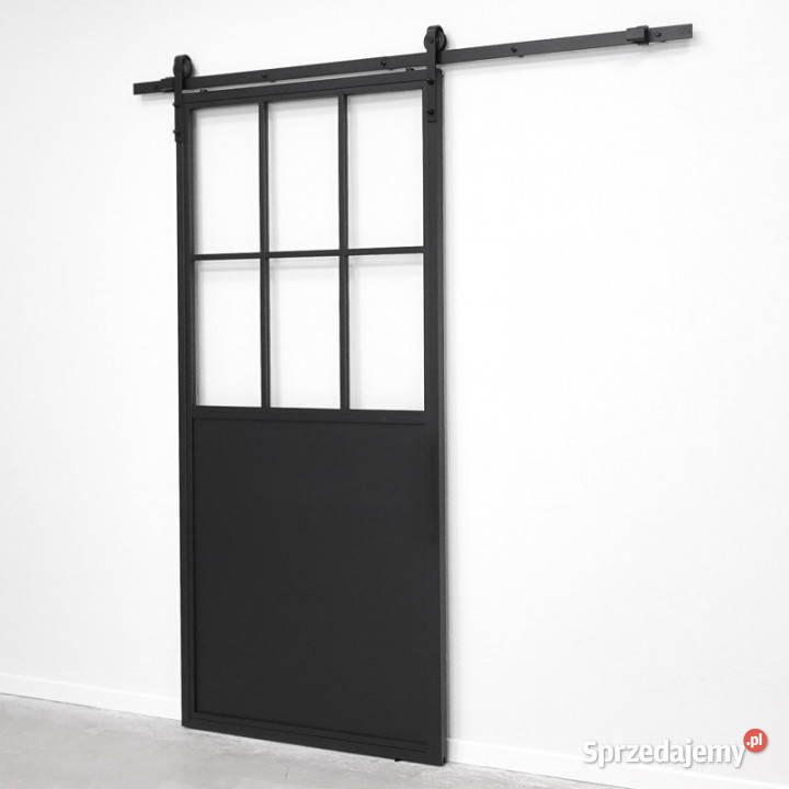 Drzwi przesuwne szklane loftowe MODENA 210cm Chmielnik