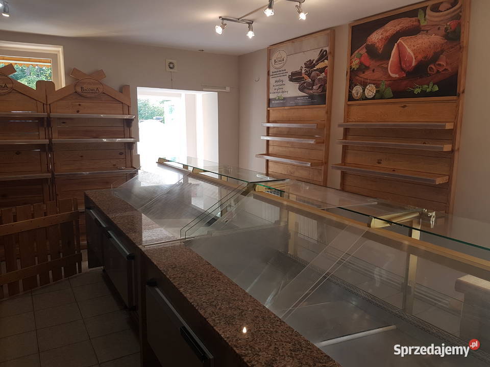 Drewniane meble sklepowe regały łódzkie Bełchatów