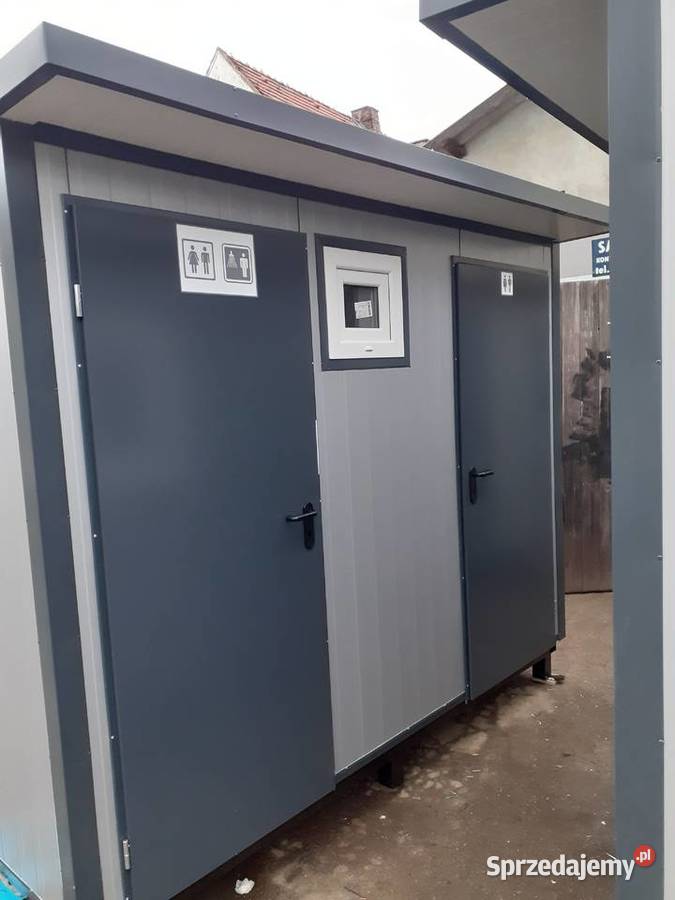 Łazienka damsko męska kontener sanitarny WC