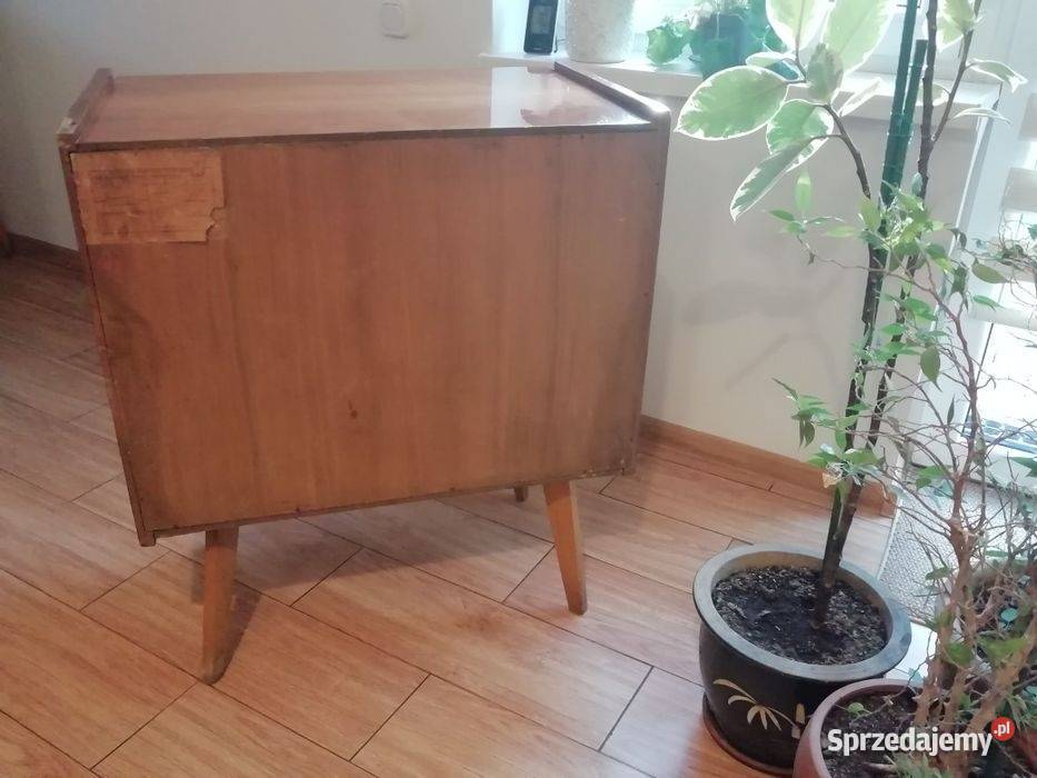 Stolik retro radiowo telewizyjny do renowacji Meble