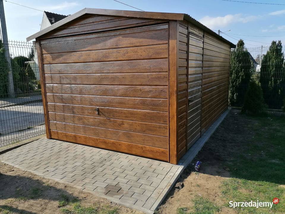 B109 Garaż Blaszany GRAFITOWY 3x5 TANIO Garaże 15m2 kujawsko-pomorskie Toruń
