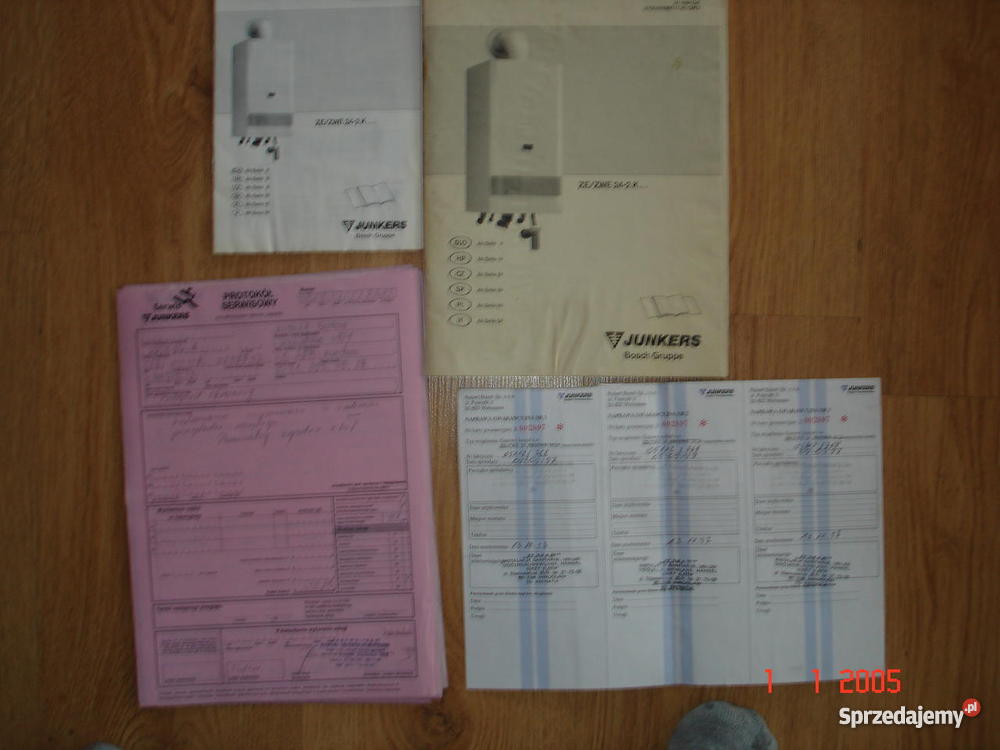 piec gazowy junkers 2 funkcyjny 24kw Dobrzykowice sprzedam