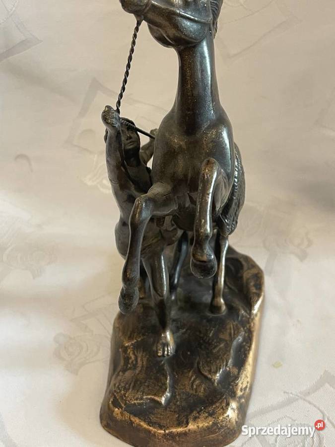 Cynkal bązowiony figura konia małopolskie Kraków