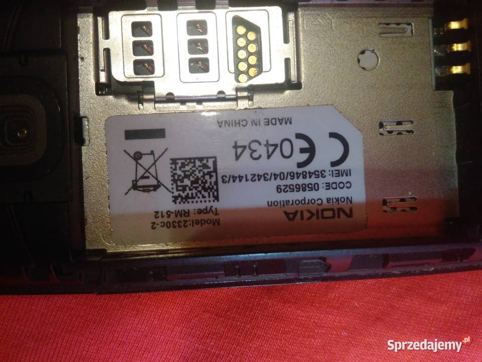 nokia 2330c2 rm512 2330 telefon 512 Elektronika świętokrzyskie Sandomierz