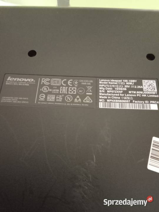 Sprzedam Laptop Lenovo 80MJ Uszkodzony Okazja IBM/Lenovo Golub-Dobrzyń