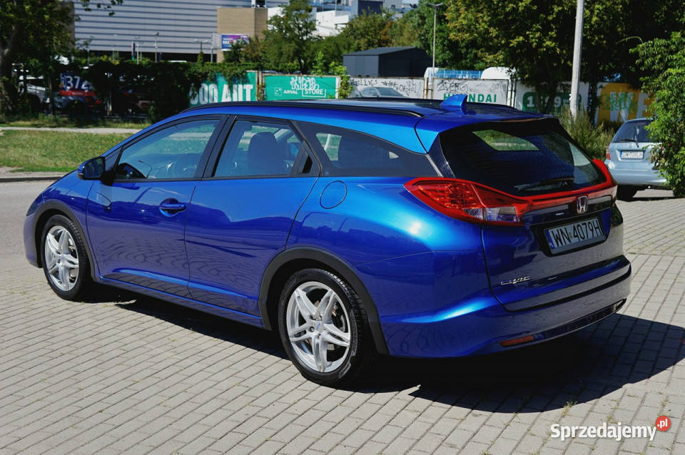 Honda Civic Tourer I rej 2016 LPG super stan nieuszkodzony Warszawa