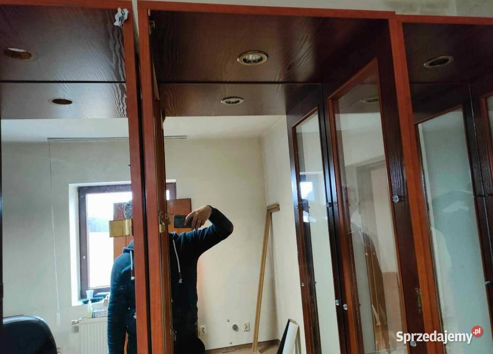 Biurowe meble wiśniowe śląskie Sosnowiec sprzedam