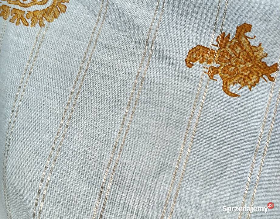 Duża chusta bawełna szal pareo kolor złoty zachodniopomorskie Szczecin