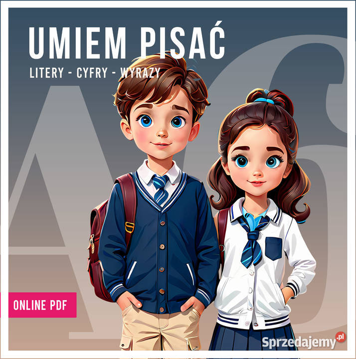 Nauka pisania literek do wydruku PDF Alfabet małopolskie