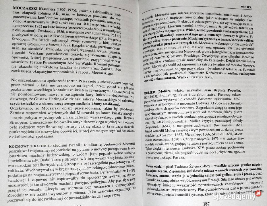 Słownik pisarzy i lektur Tomasz Januszewski lubelskie Chełm