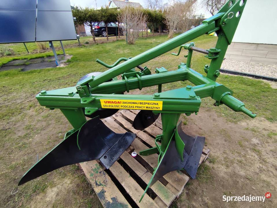 Pług zagonowy 2 skibowy Unia Grudziądz stan Braniewo