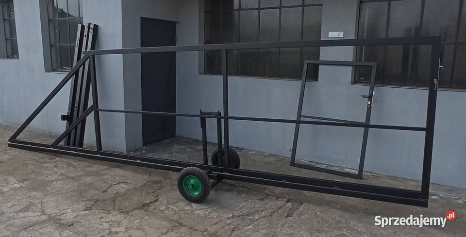 Brama przesuwna 4mb z furtką 1m Orońsko