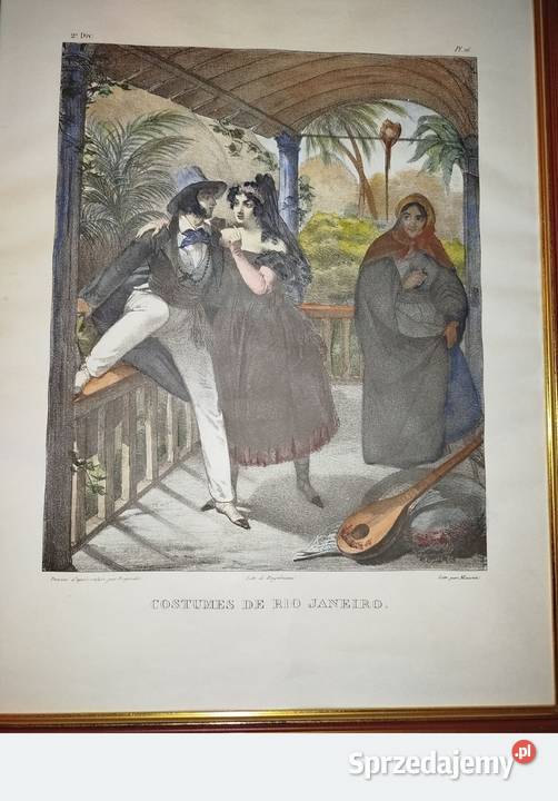 Obraz Lithografia XIX wiek Johann Moritz Opole