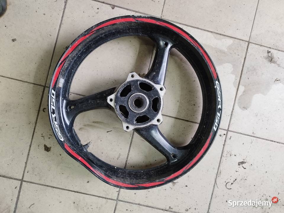 Felga przód Suzuki GSR 750 uszkodzone Słodków-Kolonia