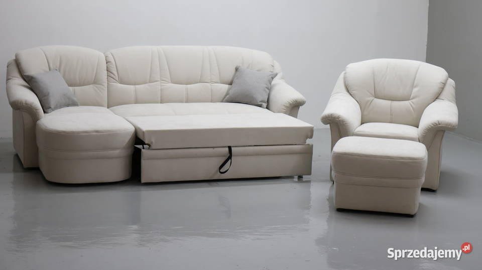 TŁG DESIGN NAROŻNIK funkcja spania fotel PUFA Poznań