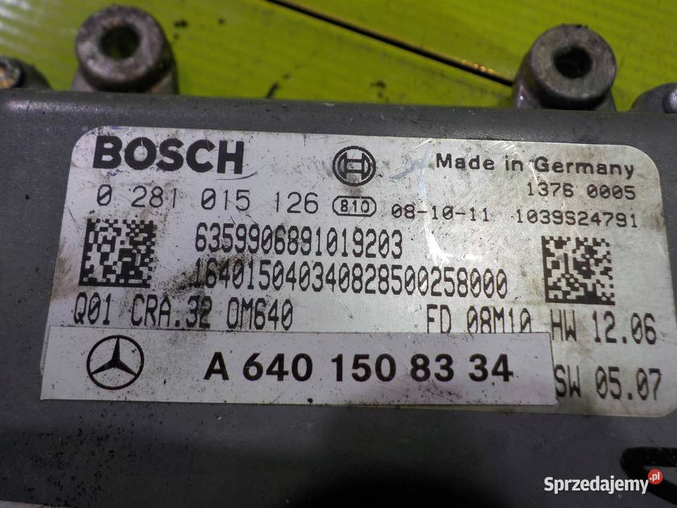 W245 20 D 08 sterownik silnika A6401508334 Suków