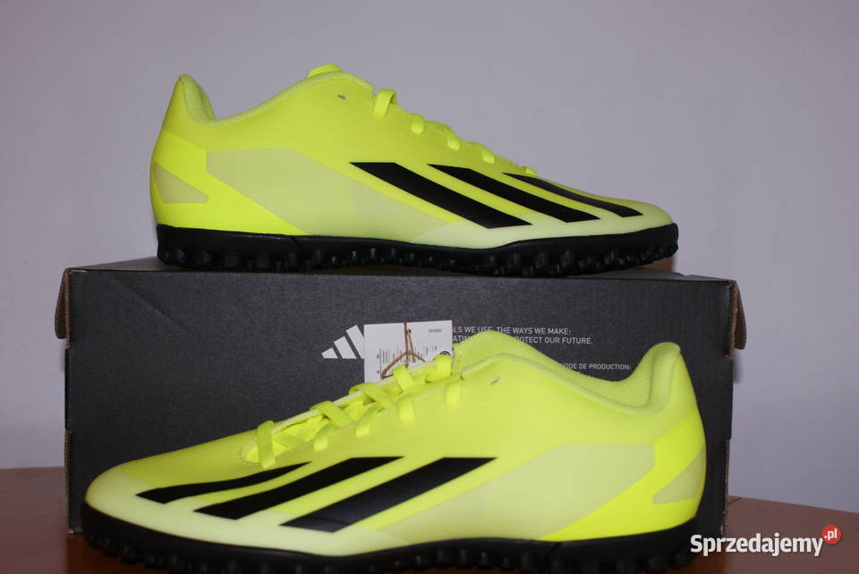 Buty adidas X CRAZYFAST Club TF IF0723 żółty 44 Piłka nożna