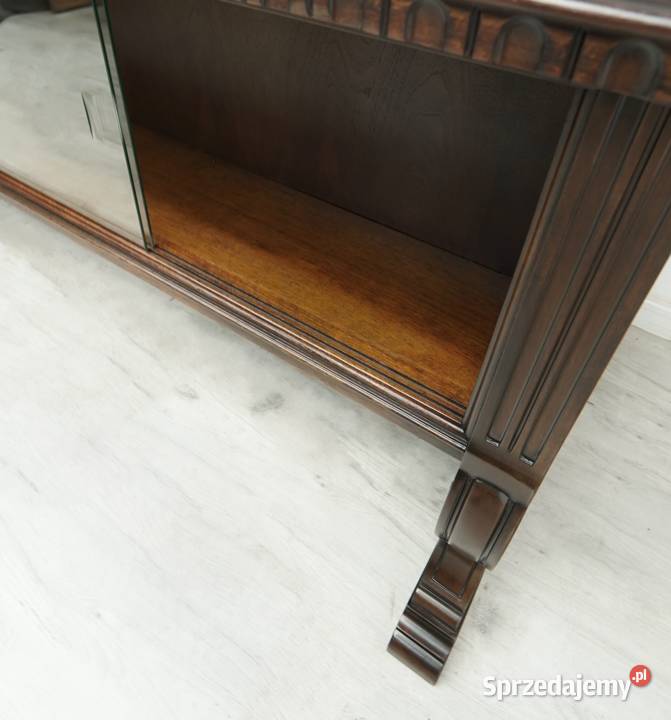 Zabytkowe eklektyczne biurko z lat 40tych wielkopolskie