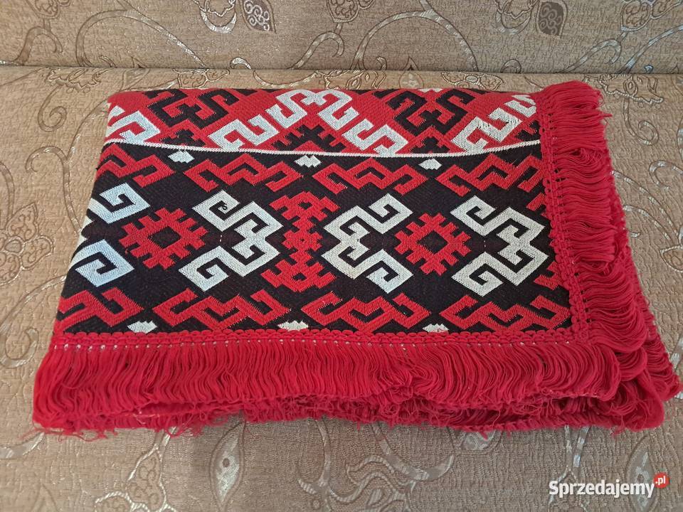 Narzuta z frędzlami do sprzedania Koce i narzuty Kraków