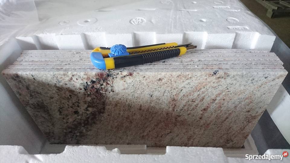 Płytki IVORY FANTASY polerowane płytki granitowe Budownictwo i akcesoria