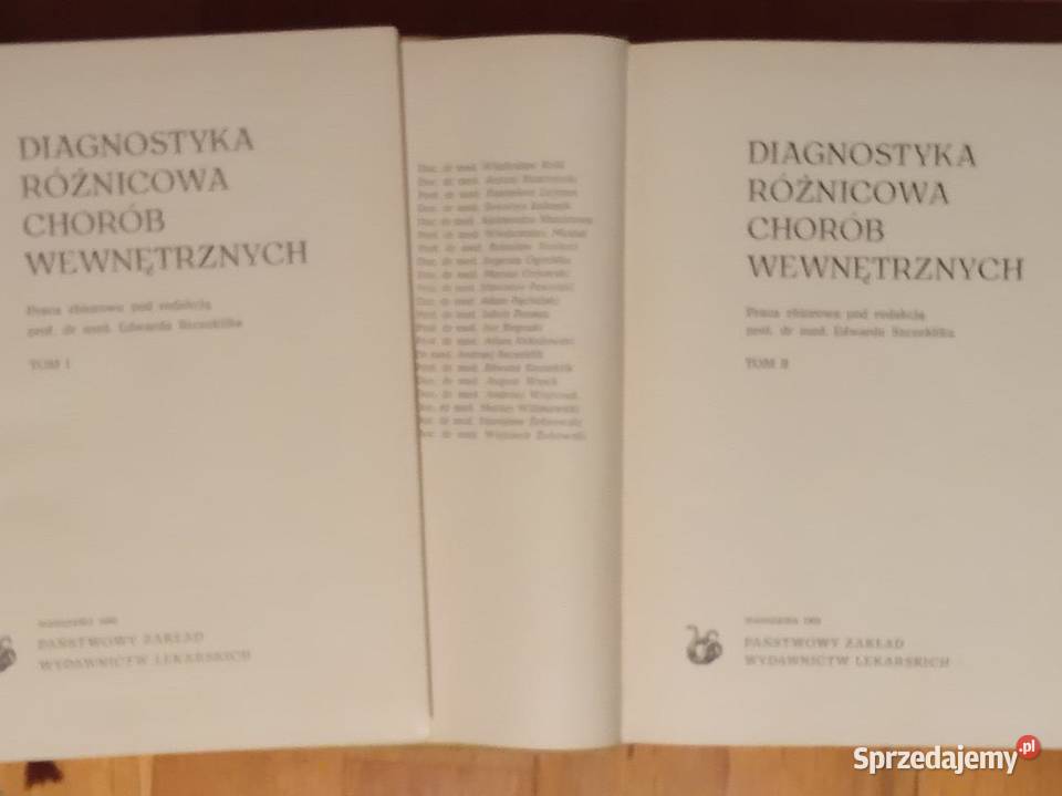 Diagnostyka różnicowa chorób wewnętrznych Książki naukowe i popularnonaukowe łódzkie sprzedam
