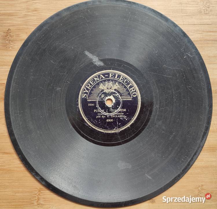 Płyta szelakowa Syrena Electro Kazimierz Englard Warszawa