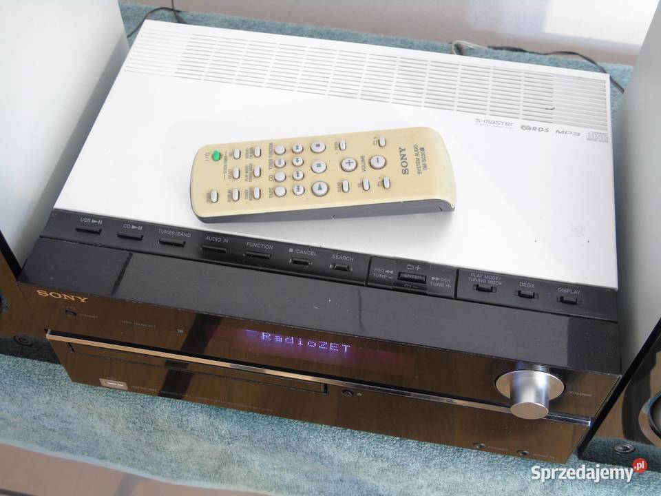 Wieża Sony HCDHX3 pilot USB mp3 CD RDS AUX kol