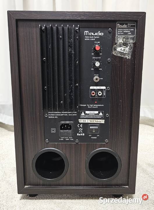Maudio subwoofer Sub8 200 W wysyłka sprzedam