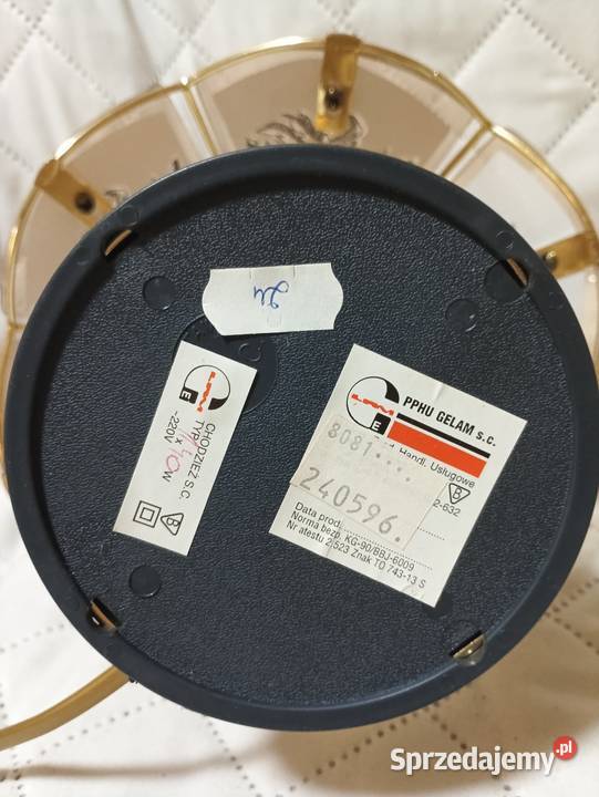 2 sztuki lampy stołowenocne Chodzież Trzcianka