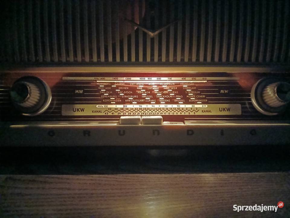 Radio lampowe firmy Grunding