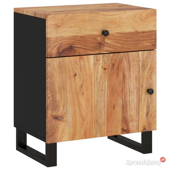 Szafka nocna 50x33x60 lite drewno akacjowe mazowieckie Warszawa