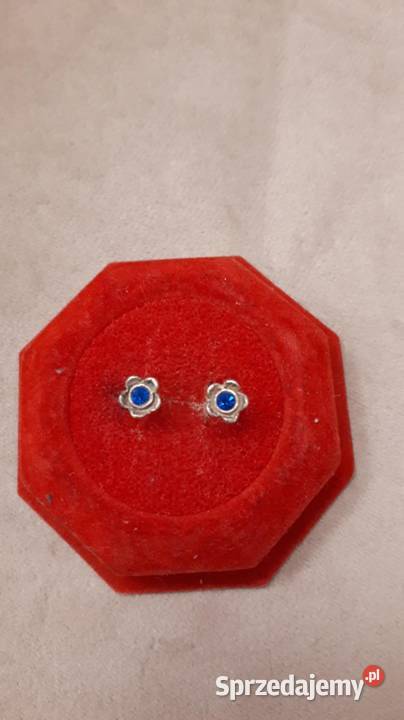 kolczyki srebrne kwiatuszki Radom