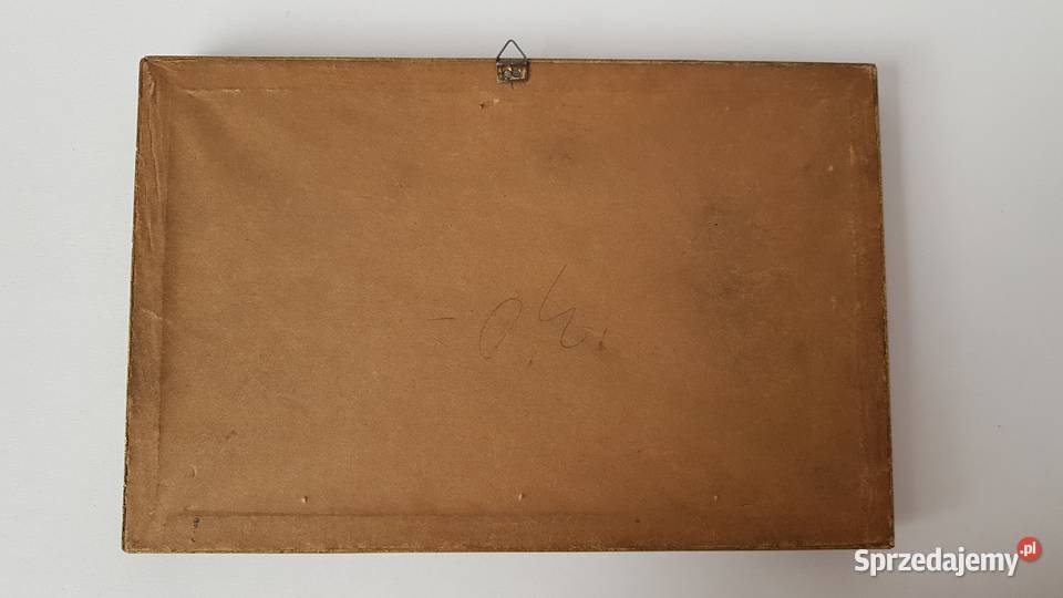 Stara polska litografia sygnowana A Heidrich