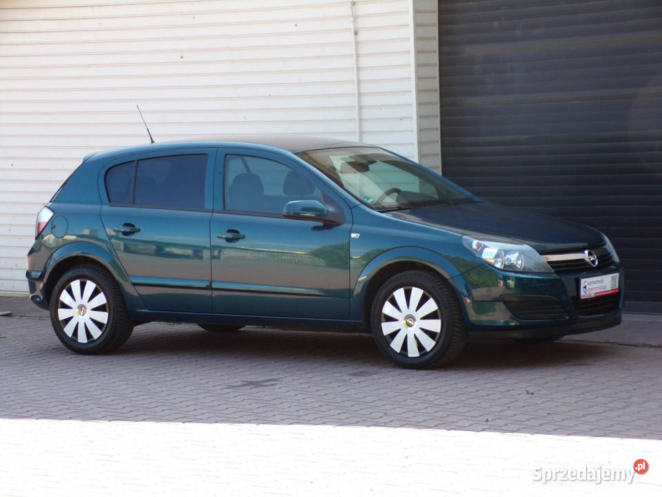 Opel Astra Klima Gwarancja 16 105 2007 H zielony sprzedam