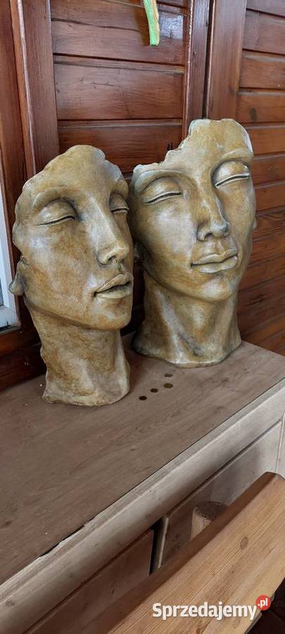 Żeźby Ogrodowe głowy z beonu Poznań