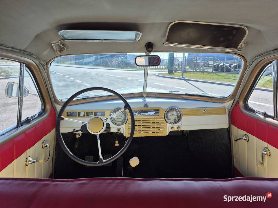 Fso Warszawa M20 garbuska gaz m20 Pobieda 55KM Samochody osobowe Podłęże