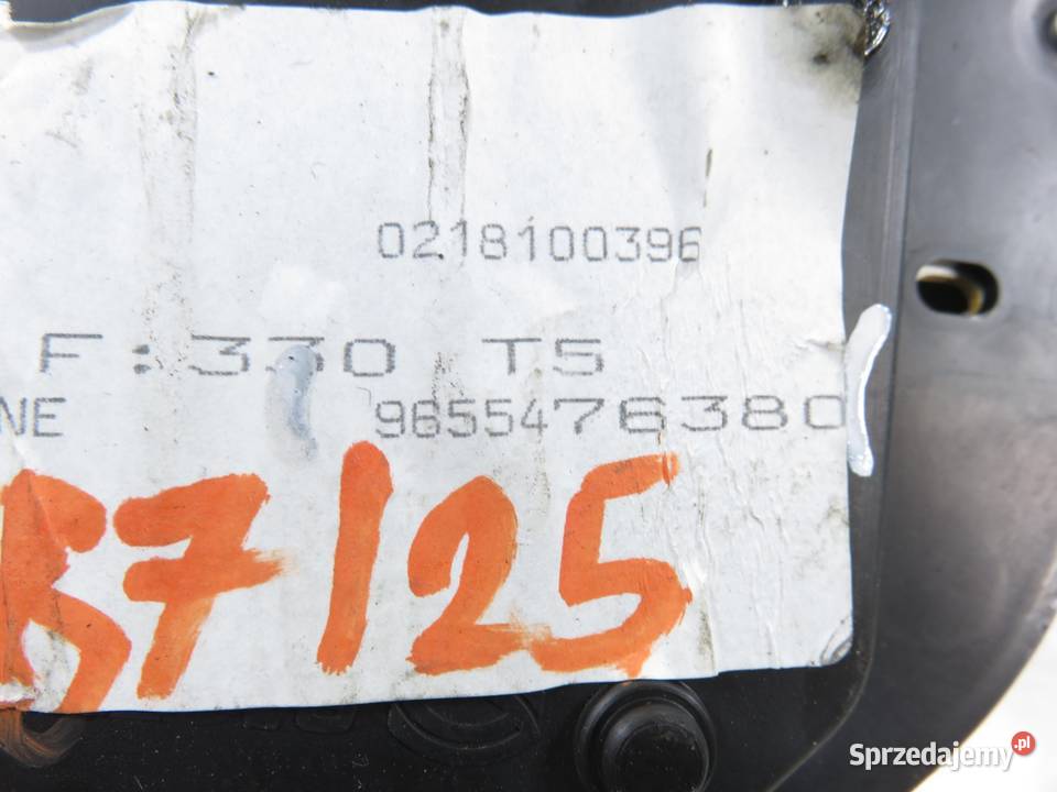 LICZNIK PEUGEOT 307 3AC 20 16V 9655476380 Liczniki i zegary