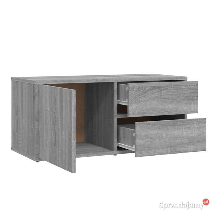 Szafka pod telewizor szary dąb sonoma 80x34x36