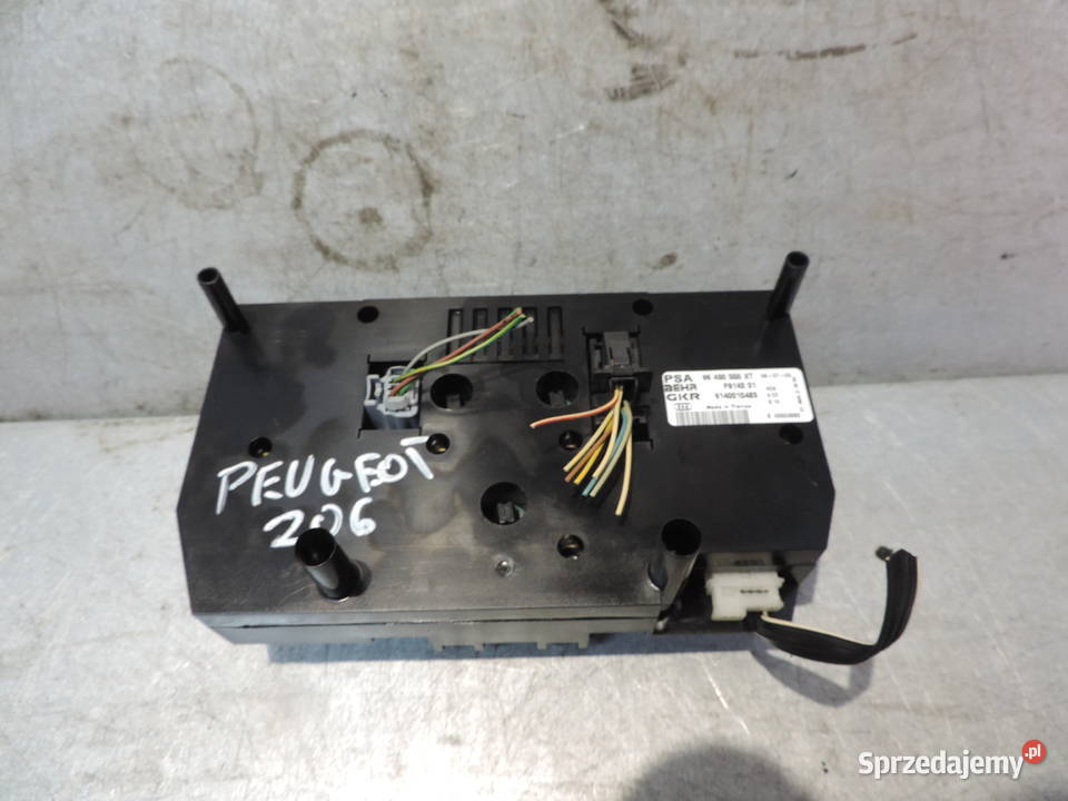 PANEL NAWIEWU KLIMATRONIC 96430550XT PEUGEOT 206 Rok produkcji 2005 Motoryzacja małopolskie Nowy Sącz