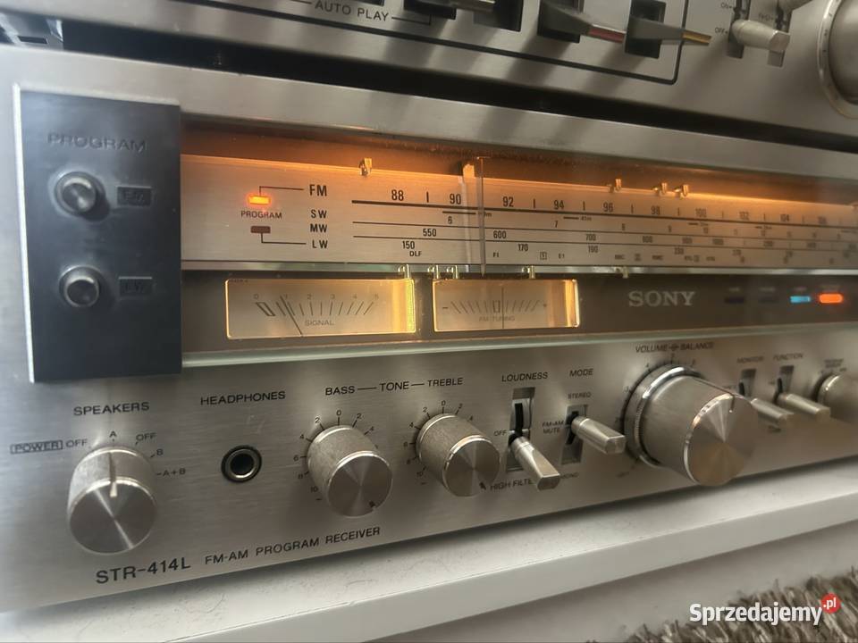 Sony amplituner deck gramofon Elektronika Wierzbica