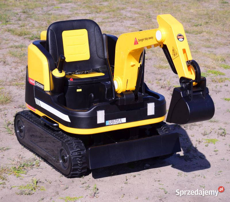 Autko na akumulator MEGA KOPARKA SPYCHACZ