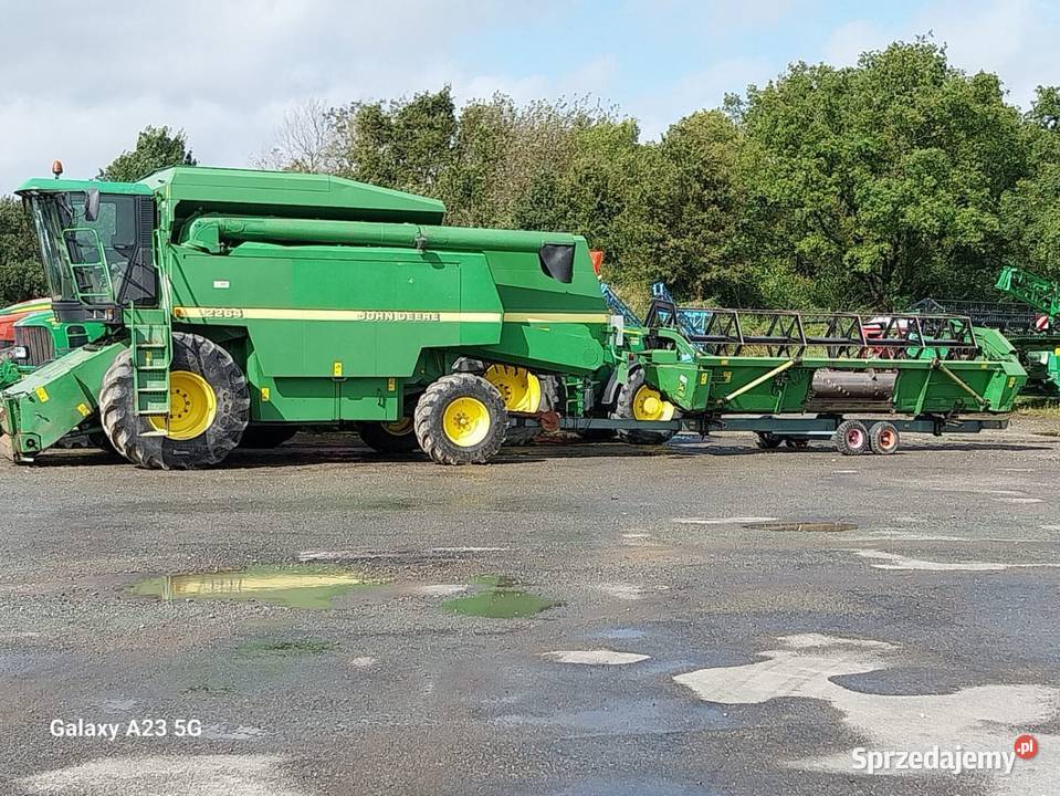 Kombajn John Deere 2264 99 r Heder 610 m długość Czersk sprzedam