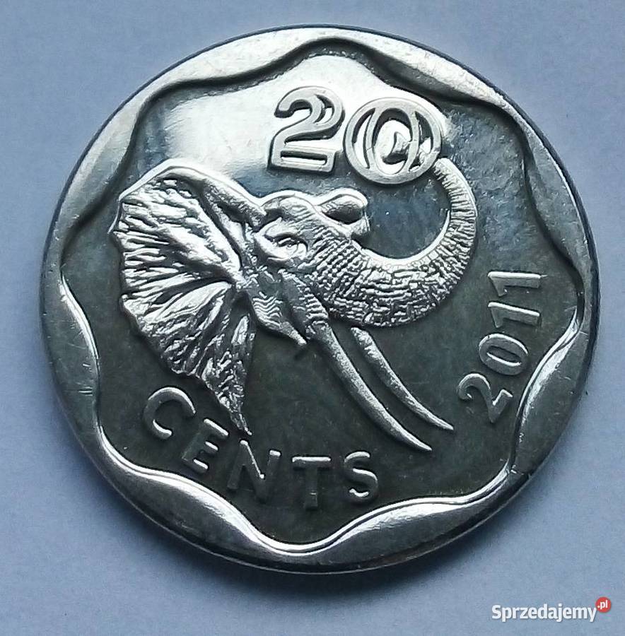 SWAZILAND20 CENTS2011 r SLONŁADNA Legionowo