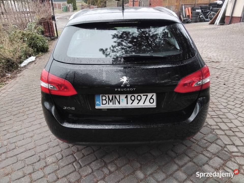 Peugeot 308 16hdi 120 2017r salonowy tempomat Białystok